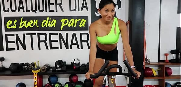  Exercising makes me really horny, BIG LOAD ON MY TITS Christina Rio